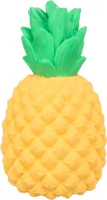 Ananas, Latexspielzeug mit Sound, 14 cm